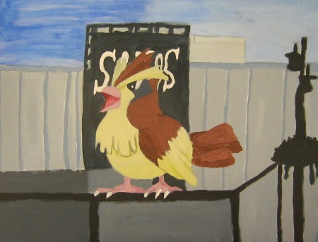 Pidgey Sokoksen edessä 